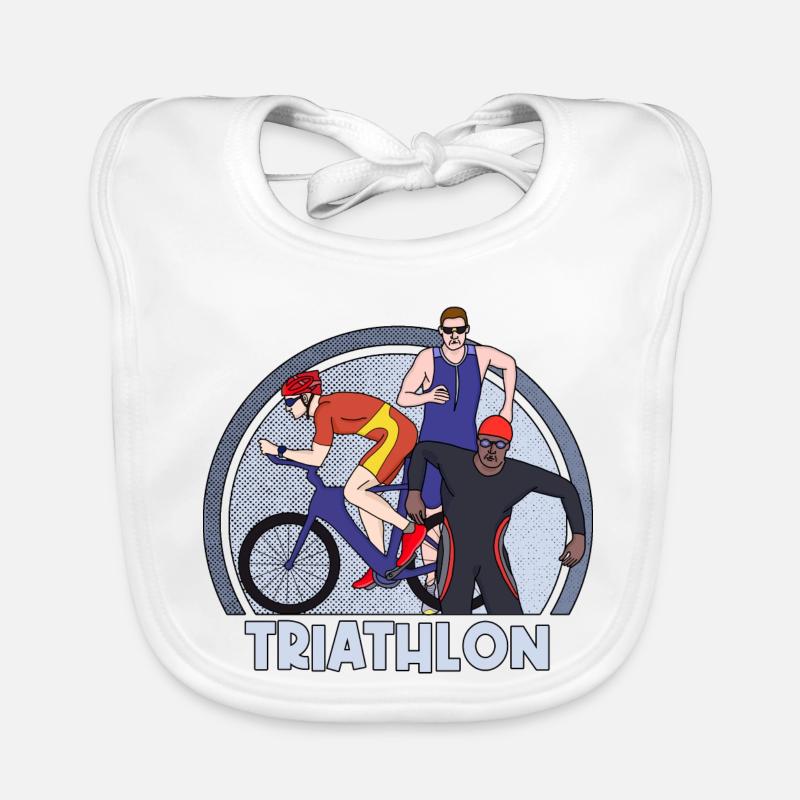 Triathlon Bavoir bio Bébé