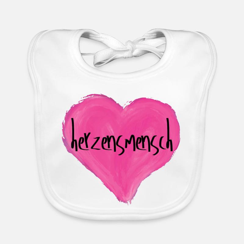 Herzensmensch Baby Bio-Lätzchen