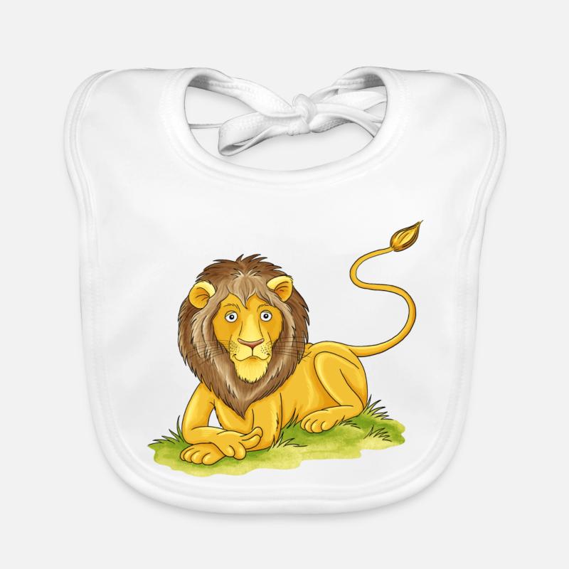 casual lion Organic Baby Bibs