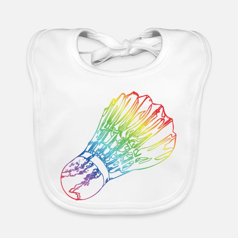 Shuttlecock Organic Baby Bibs