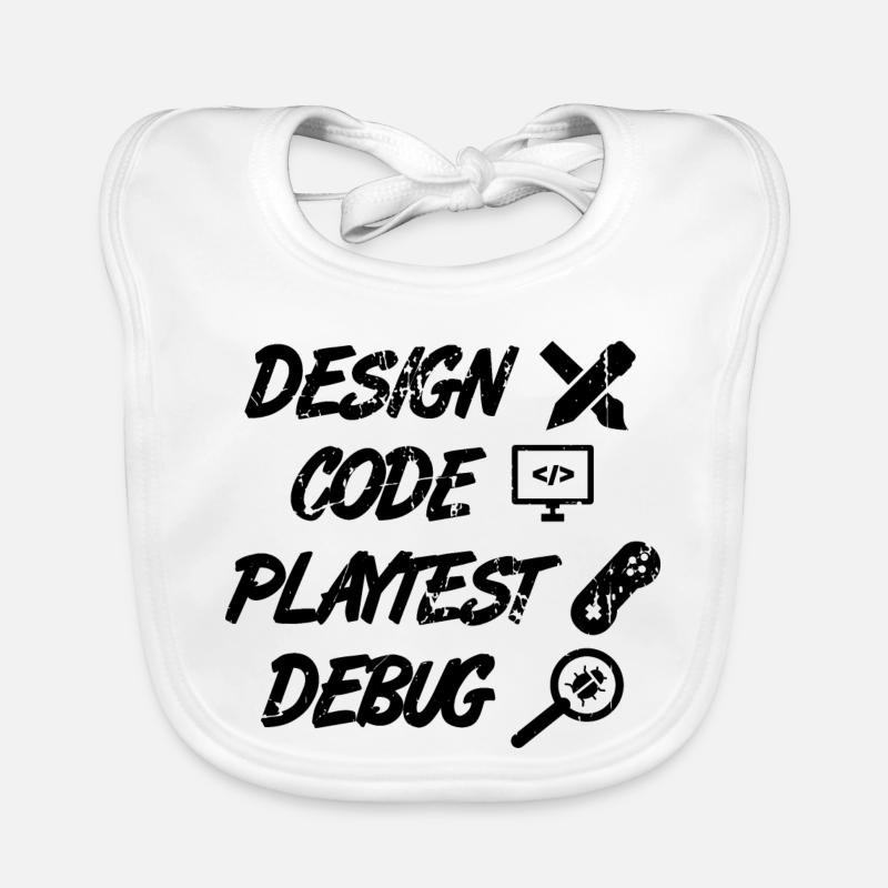 Débogage Playtest de code de conception Bavoir bio Bébé