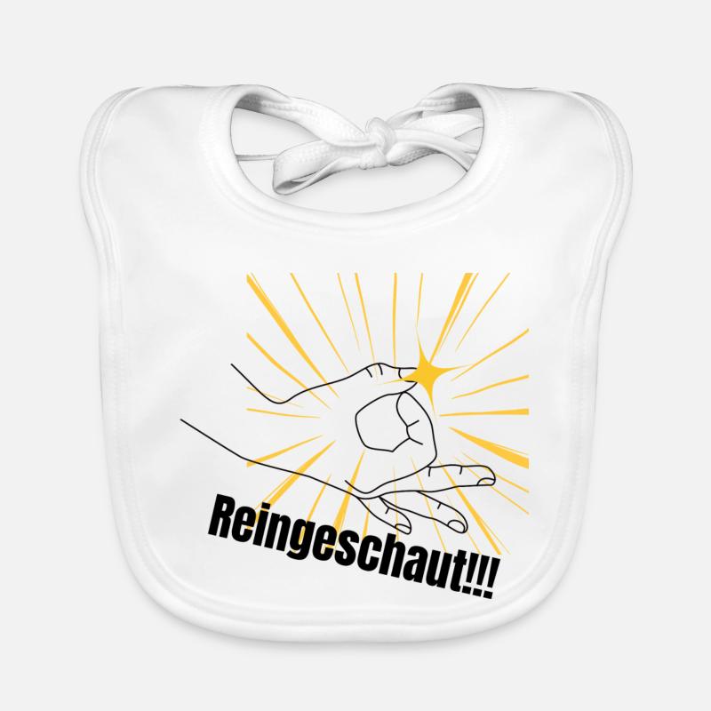 Poing de force dans l’auréole Bavoir bio Bébé