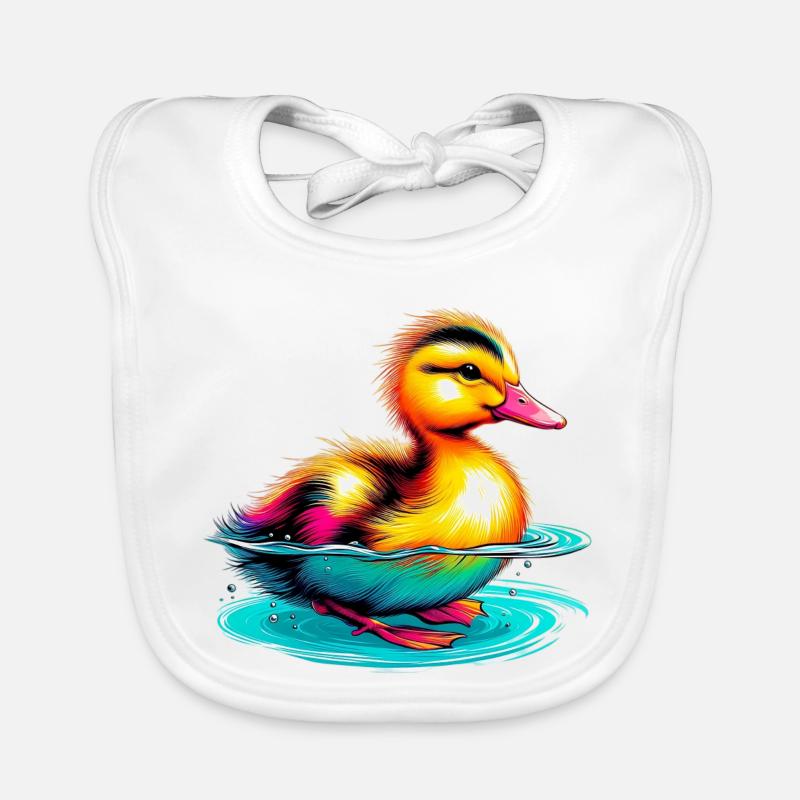 Duckling Duck Duck Organic Baby Bibs