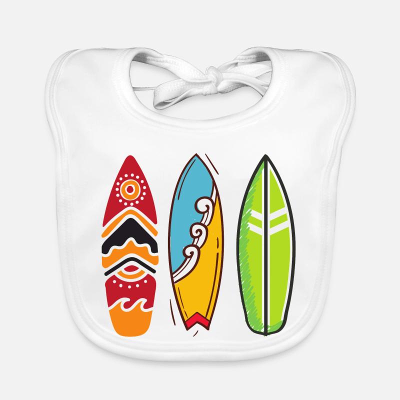 Planches de surf Bavoir bio Bébé