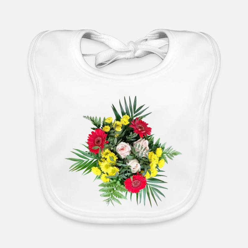 BLUMENSTRAUSS Baby Bio-Lätzchen