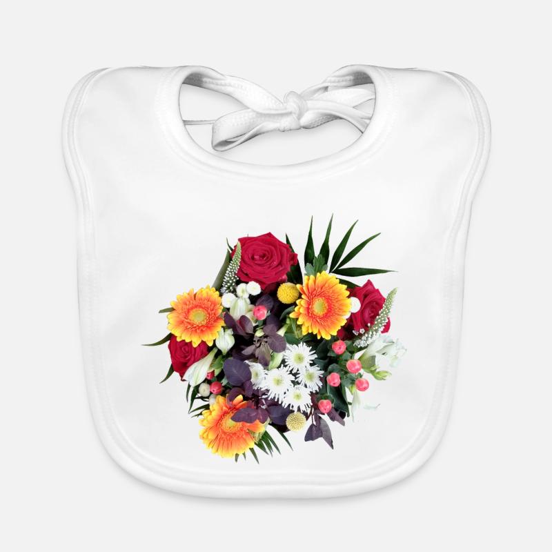 BLUMENSTRAUSS Baby Bio-Lätzchen