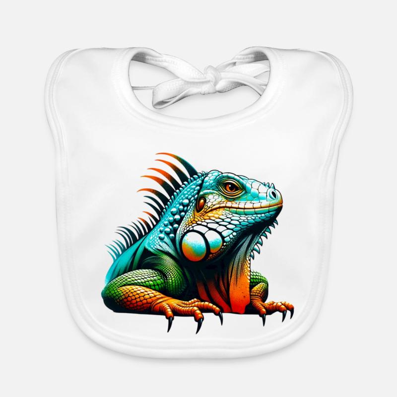Iguane Bavoir bio Bébé