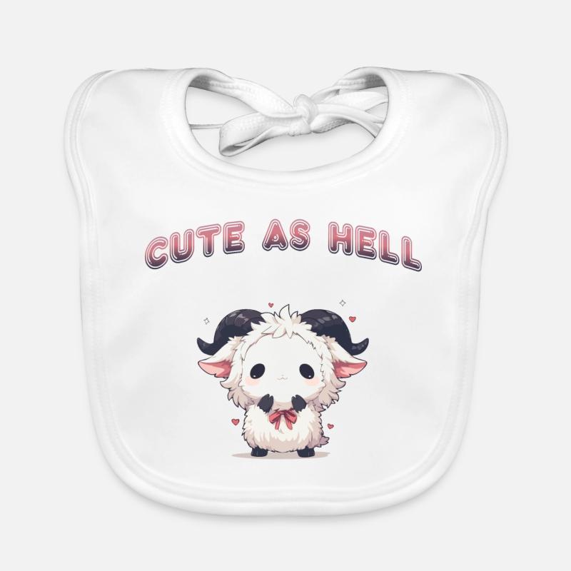 Cute As Hell Baby Bio-Lätzchen