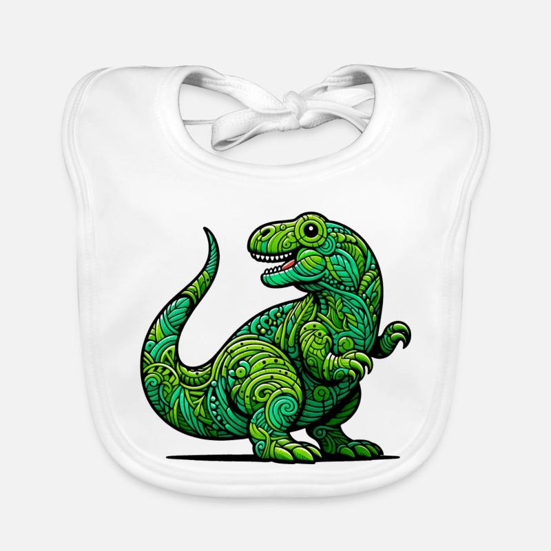 Dinosaure Bavoir bio Bébé