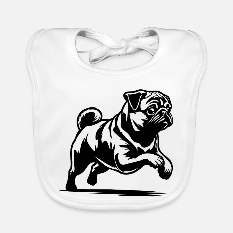Pug Organic Baby Bibs