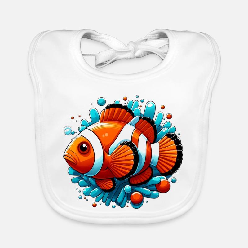 Clownfisch Baby Bio-Lätzchen