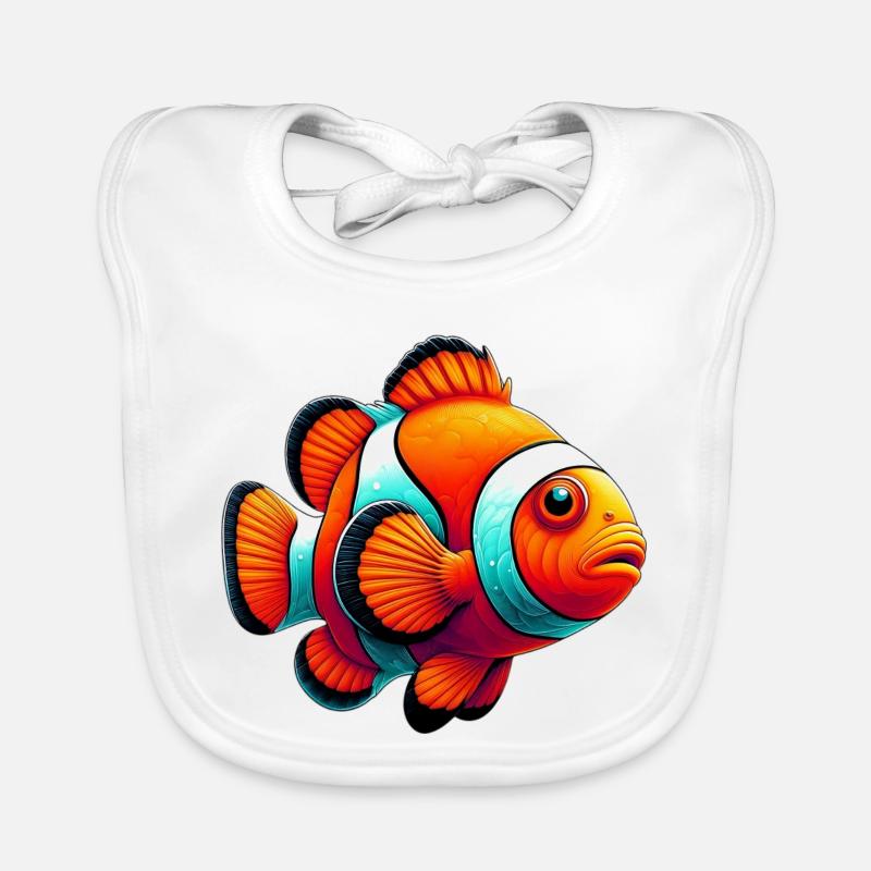 Clownfisch Baby Bio-Lätzchen