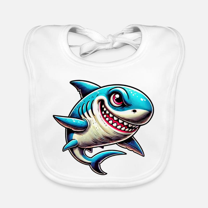 Requin Bavoir bio Bébé