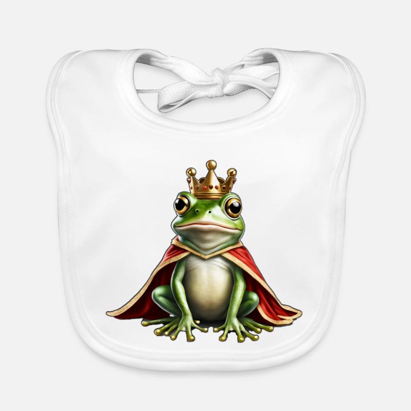 The Frog King Organic Baby Bibs