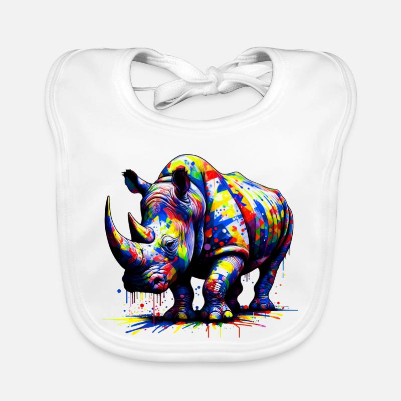 Nashorn Baby Bio-Lätzchen