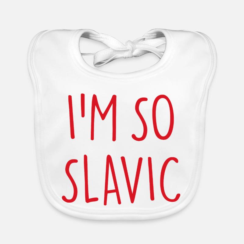 JE SUIS TELLEMENT SLAVE SLAVE Slave Bavoir bio Bébé