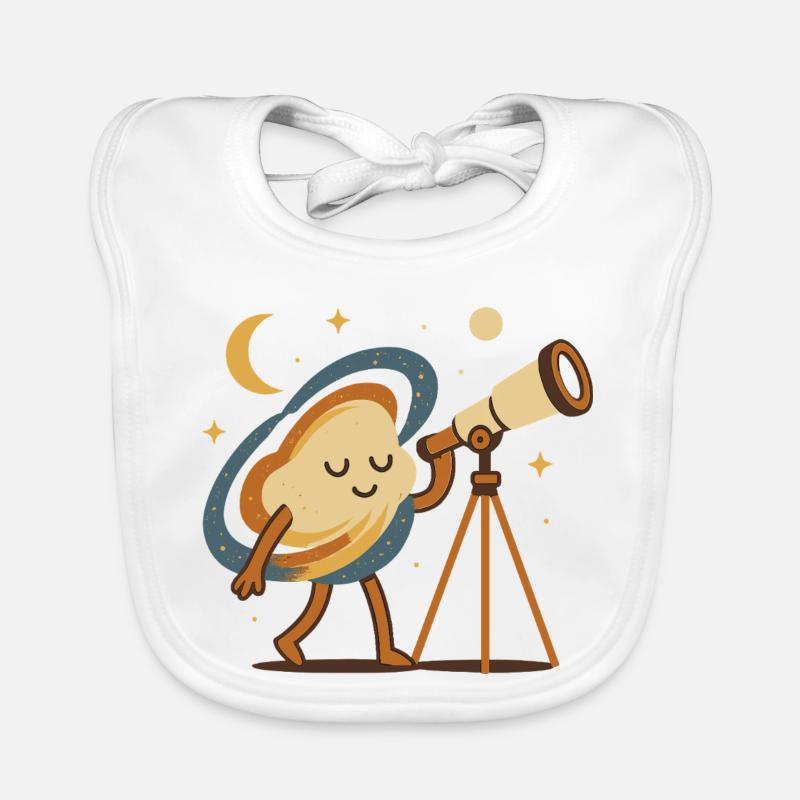 Galactic Explorer Organic Baby Bibs