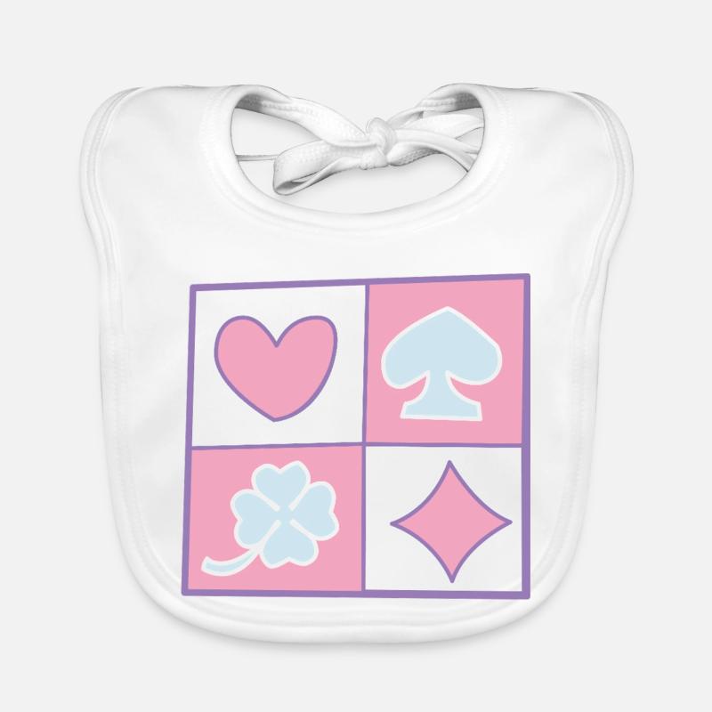 Checkerboard by helfspawn Organic Baby Bibs