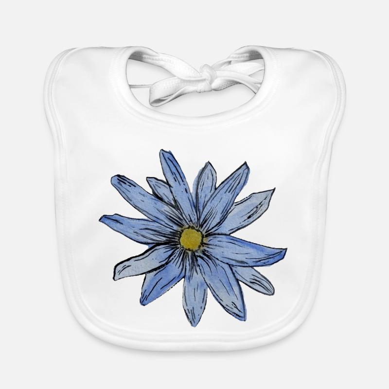 Art de l’aquarelle Daisy Design Bavoir bio Bébé