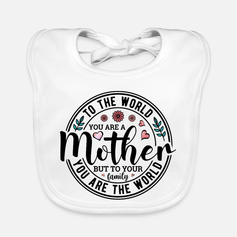 Du bist eine Mutter Baby Bio-Lätzchen