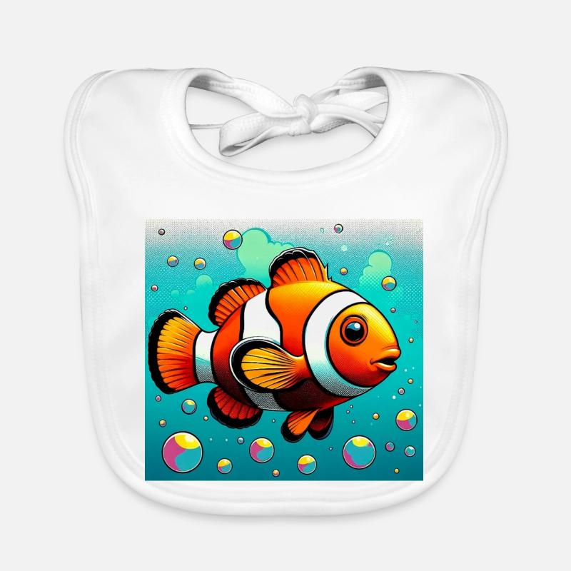 Clownfisch Baby Bio-Lätzchen
