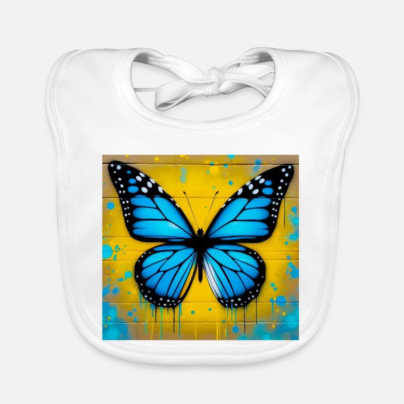 Schmetterling Baby Bio-Lätzchen