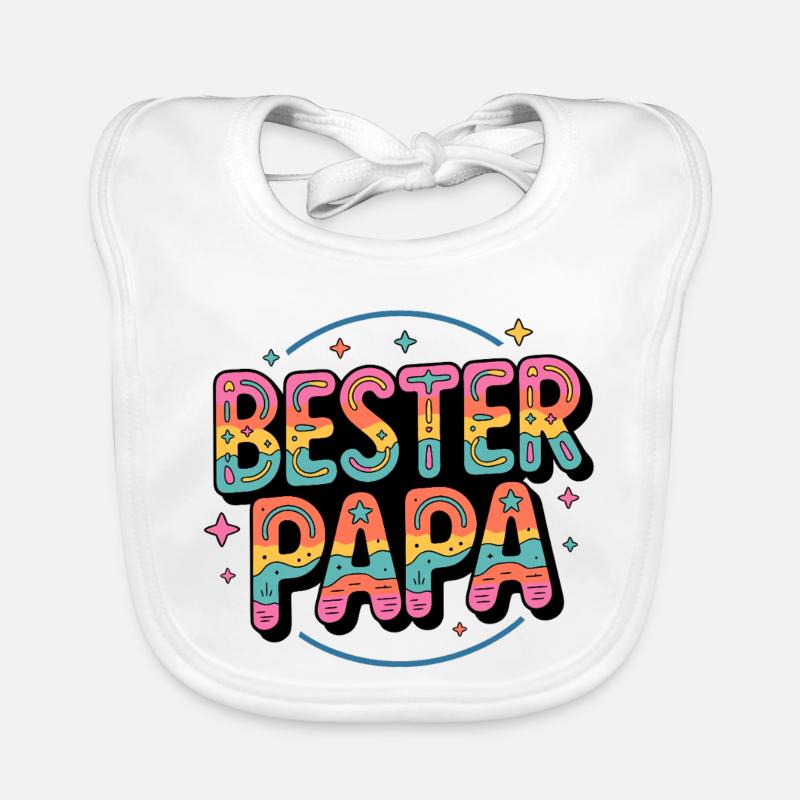 Meilleur papa Bavoir bio Bébé