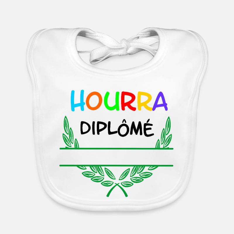 Hourra Diplôme – Namespace Baby Bio-Lätzchen