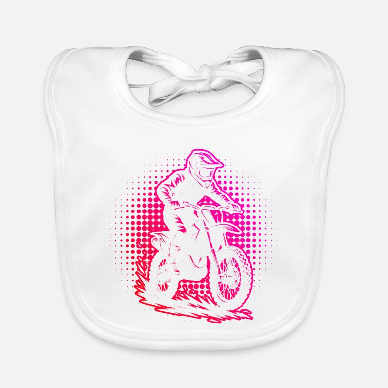 Direct Motocross Statement Organic Baby Bibs