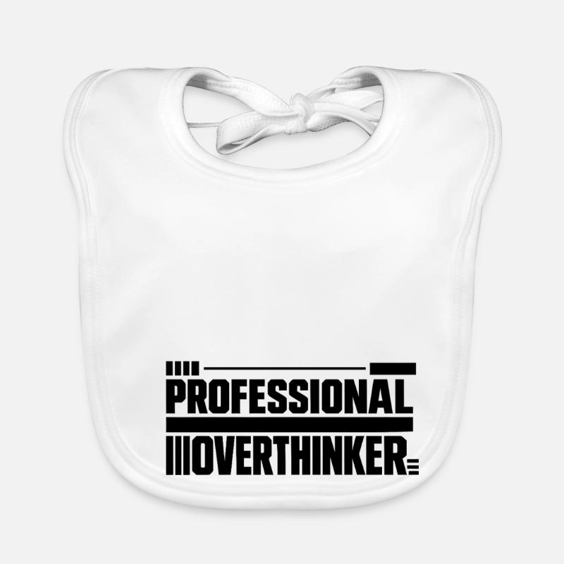 Introvertiert professional Overthinker Baby Bio-Lätzchen