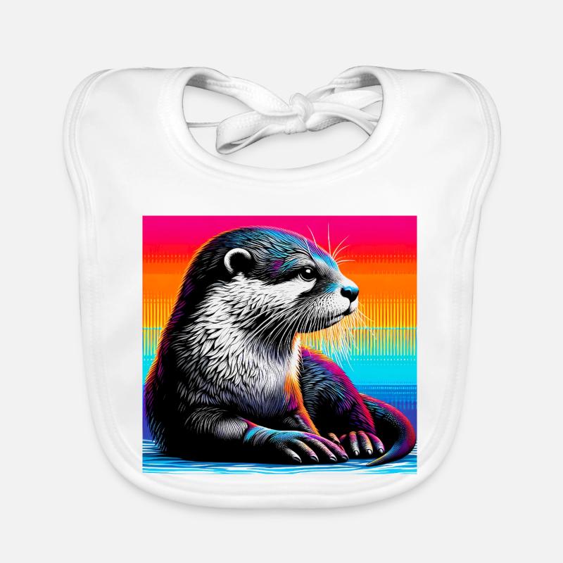 loutre Bavoir bio Bébé