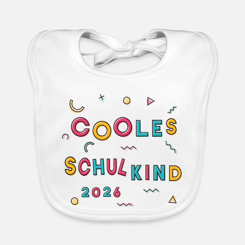 Écolier Cool 2026 Bavoir bio Bébé