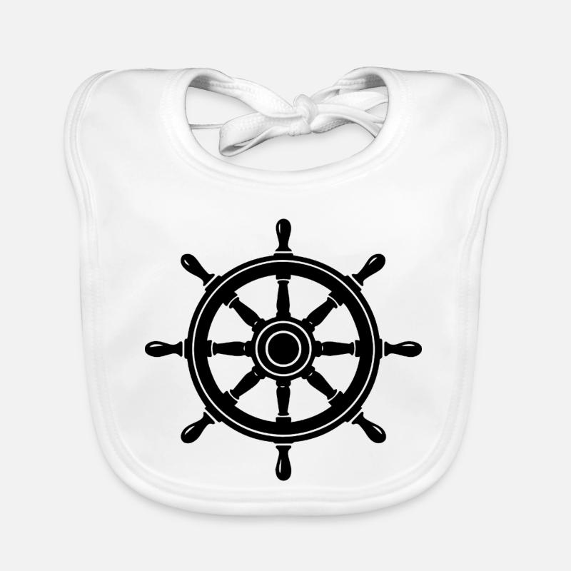 Steering wheel Organic Baby Bibs