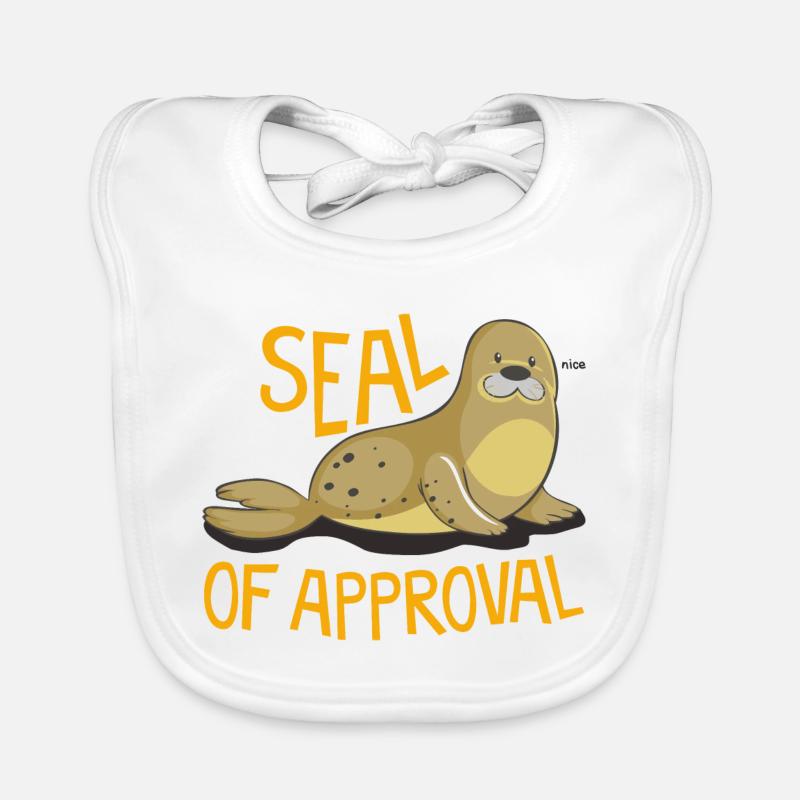 Seal Organic Baby Bibs