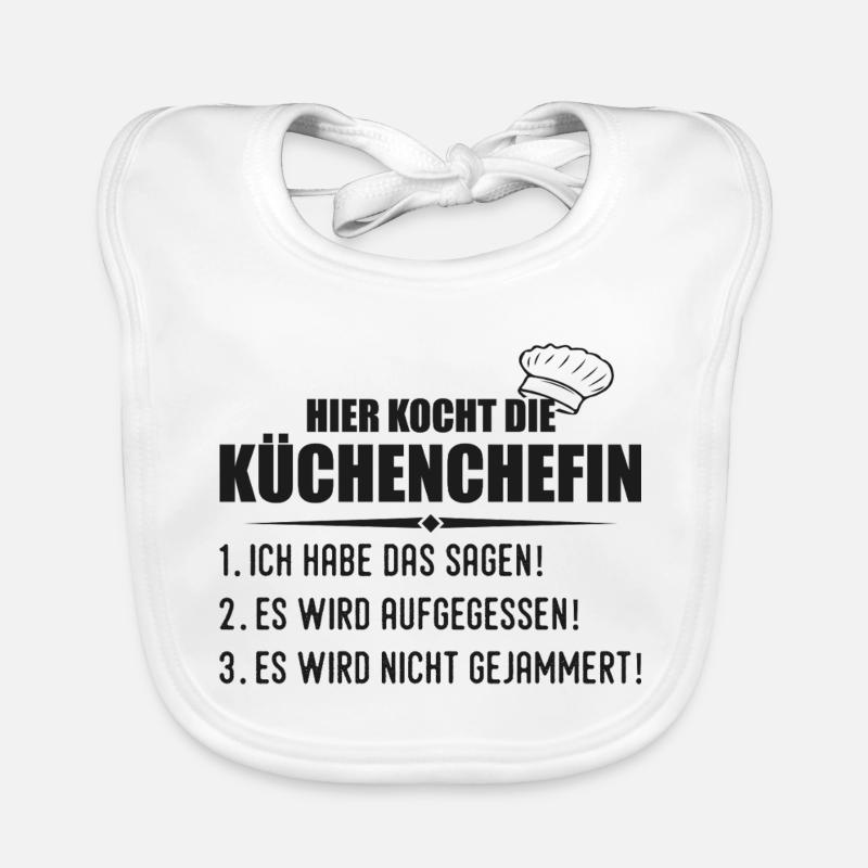 Cuisiner drôle cuisinier chef cadeau Bavoir bio Bébé