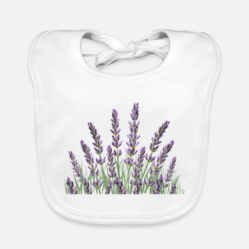Lavendelhalme Lavendel Baby Bio-Lätzchen