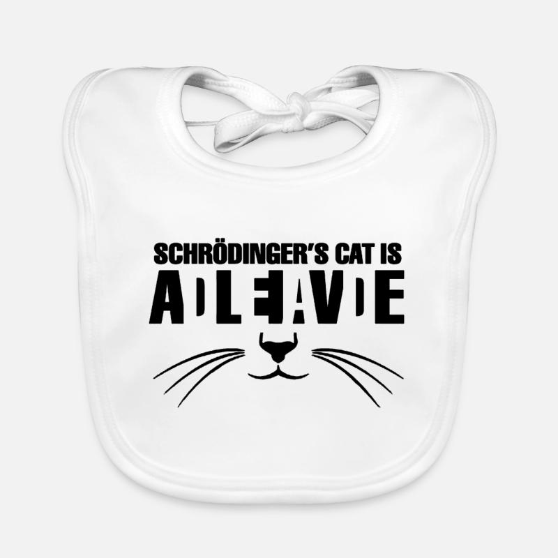 Le chat de Schrödinger Bavoir bio Bébé