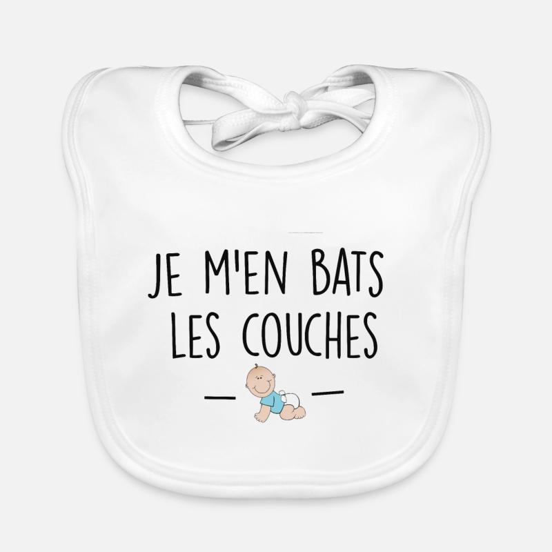 bats les couches Bavoir bio Bébé