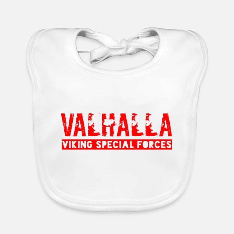 Valhalla Wikinger Special Forces Wikinger Design Baby Bio-Lätzchen