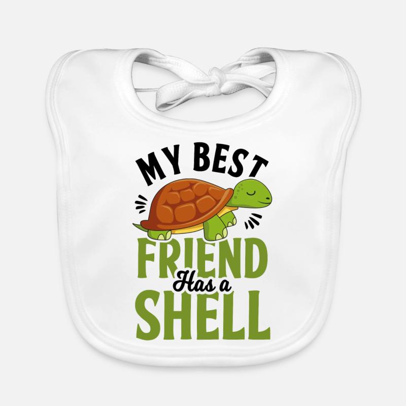 Turtle Turtle Turtle Organic Baby Bibs