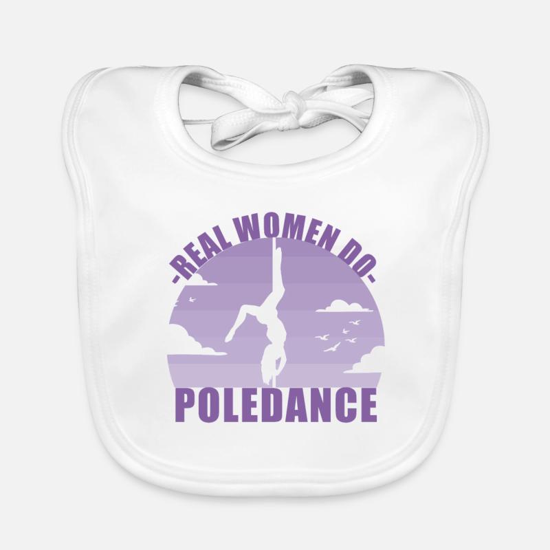 Pole Dance Tänzerin Poledancing Stange Geschenk Baby Bio-Lätzchen