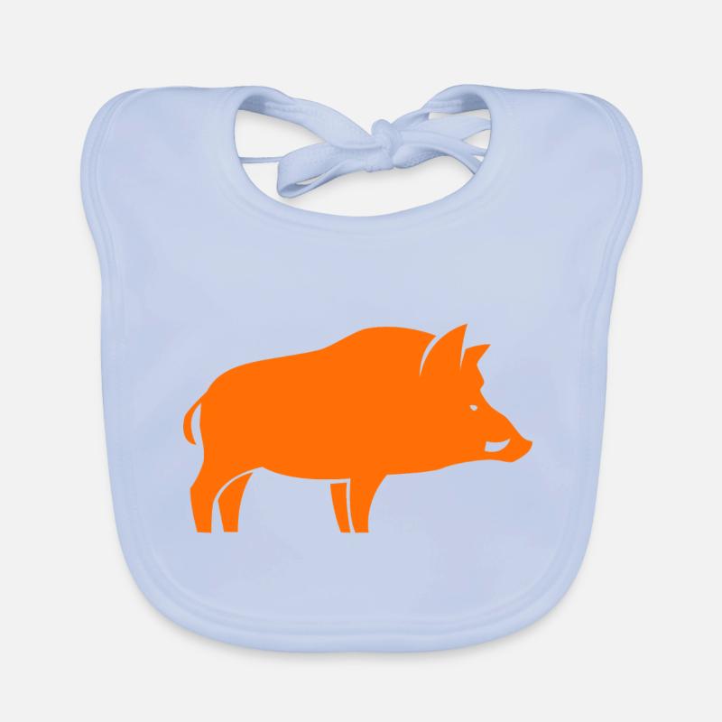 Wildschweinjäger Baby Bio-Lätzchen