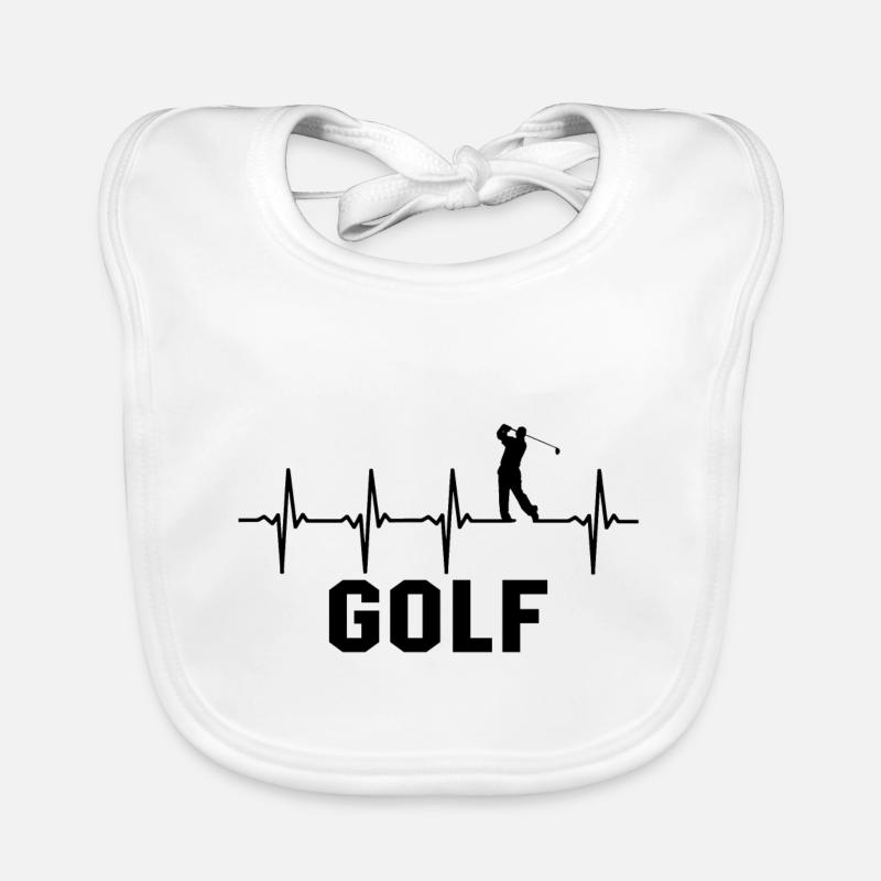 Golfeurs Bavoir bio Bébé