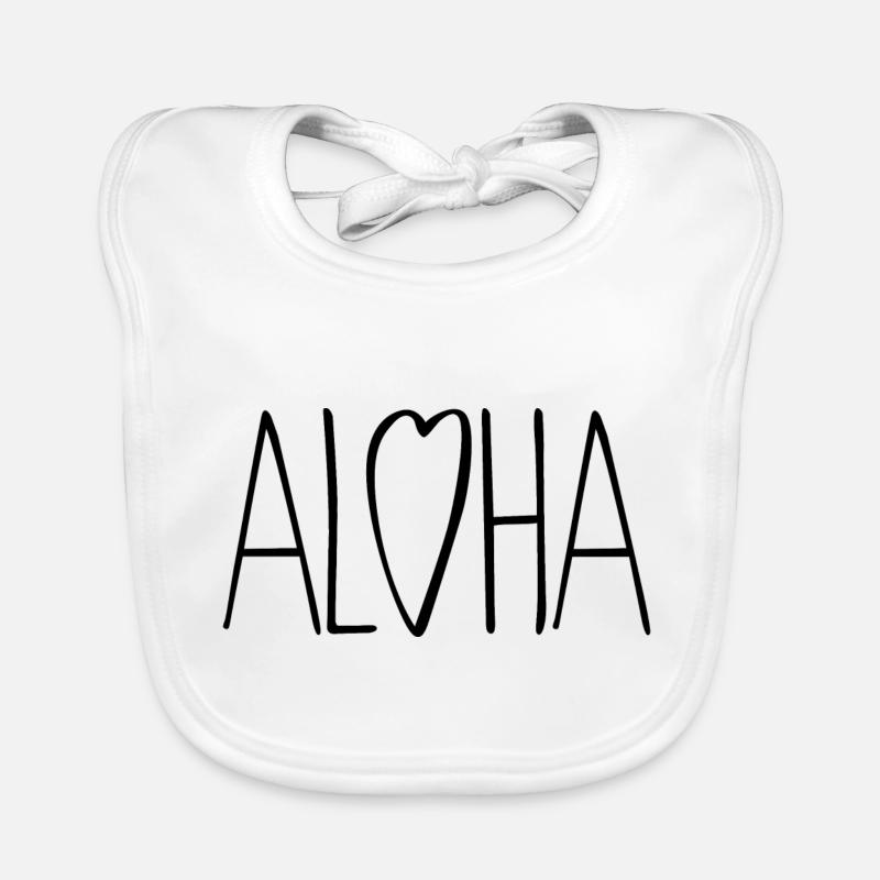Amour Aloha Bavoir bio Bébé