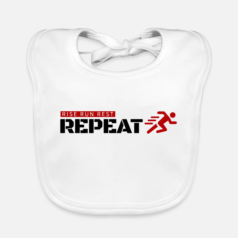 Rise, run, rest, repeat! Organic Baby Bibs