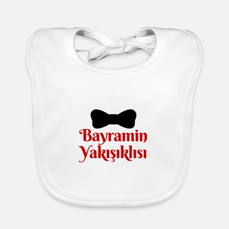 Bayramin Yakisiklisi - Bavoir bio Bébé - blanc