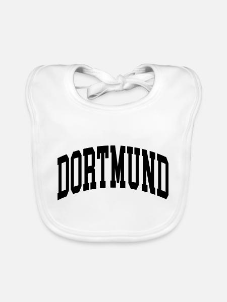 Dortmund - Organic Baby Bibs - white - Front