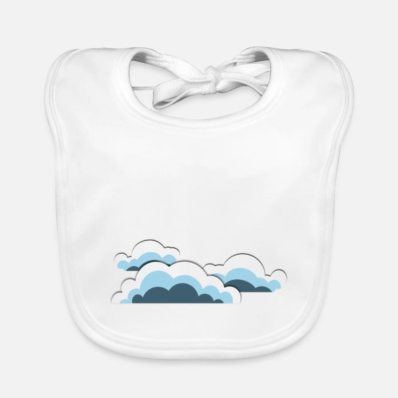Clouds Organic Baby Bibs