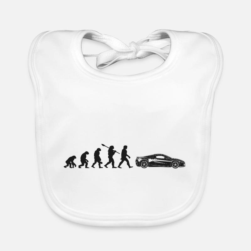 Auto De Sport Evolution Bavoir bio Bébé