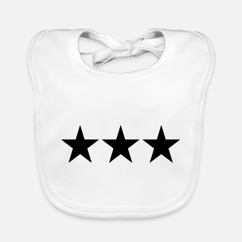 3 STARS Organic Baby Bibs